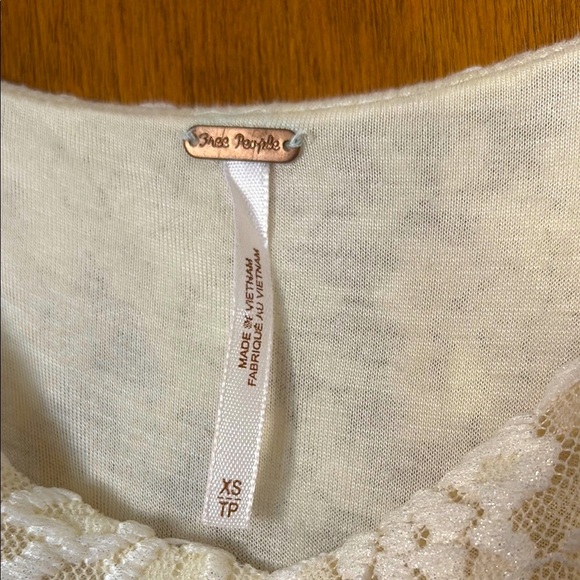 Free People Women’s Gold Foil Lace Dress - Picture 2 of 5